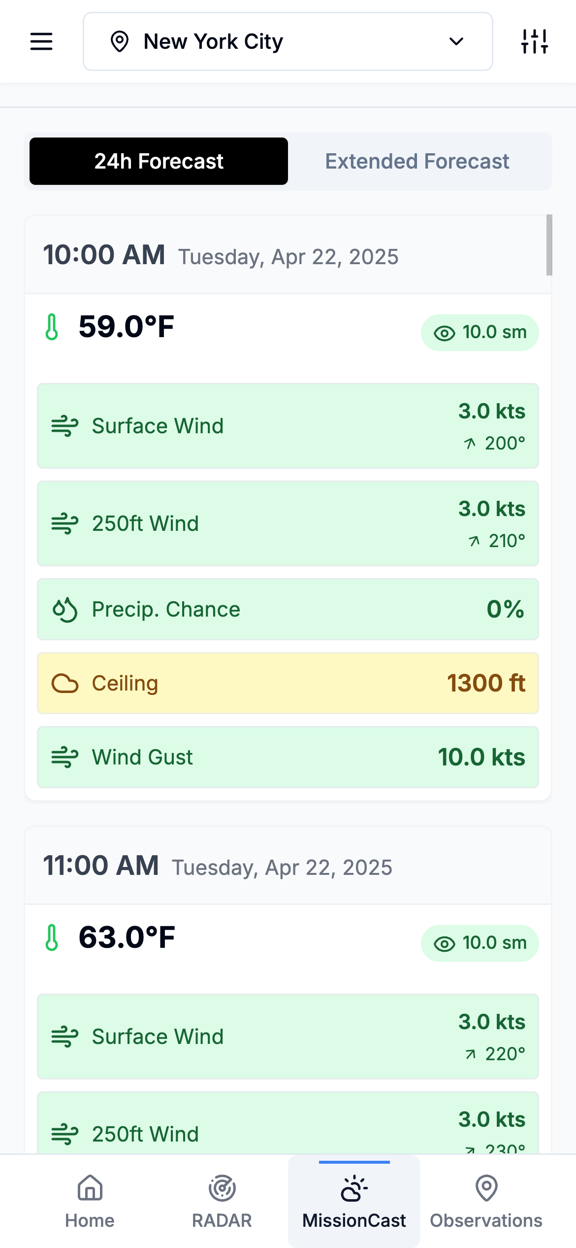 MissionCast Feature